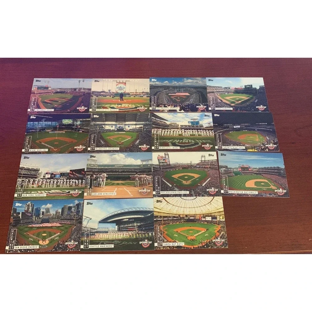 2020 Topps Opening Day‎ Set 1-15 stadiums